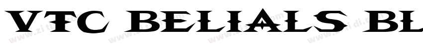 VTC Belials BladeIta字体转换